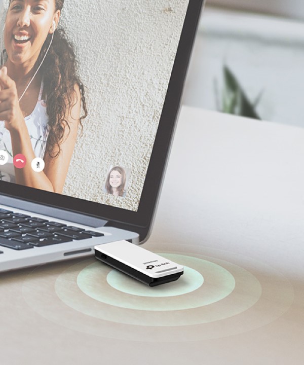 Card Mạng TP-Link TL-WN727N USB Wireless sử dụng trên laptop